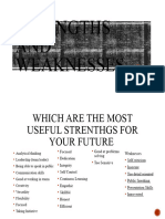 Strengths and Weaknesses