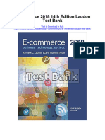 E Commerce 2018 14th Edition Laudon Test Bank