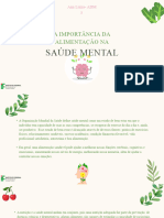 A Importância Da Alimentação Na Saúde Mental