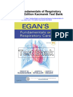 Egans Fundamentals of Respiratory Care 11th Edition Kacmarek Test Bank