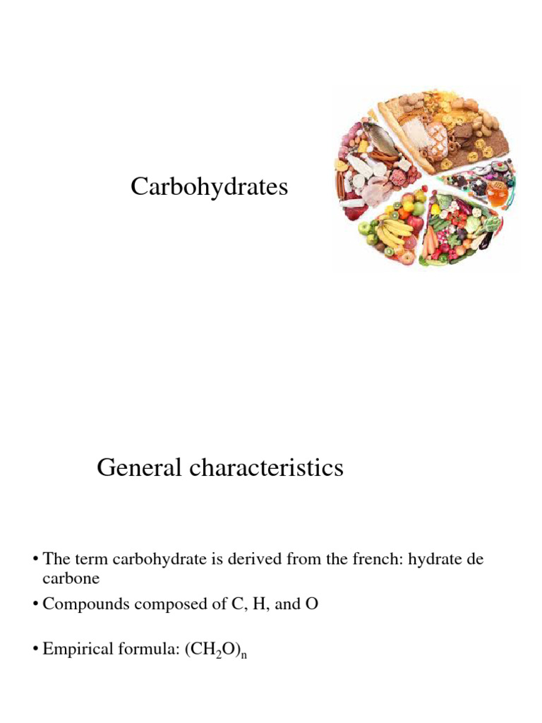 Week 1 06 carbohydrate pdf carbohydrates glucose