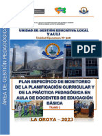 Plan Especifico Monitoreo 2023 Tramo 3