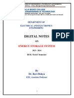 Energy Storage Systems Digital Notes