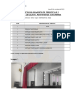 Informe DESMONTAJE Y MONTAJE DE RACK