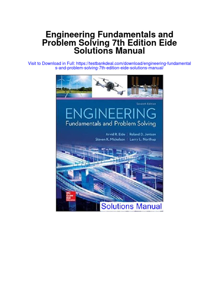 engineering fundamentals and problem solving 8th edition pdf