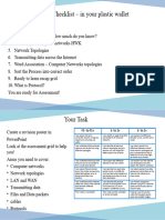 Computer Networks Checklist