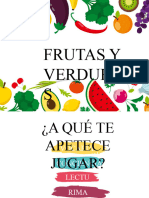 1 - Vocabulario, Conciencia Silábica, Lectura, Rimas, Comprensión Oral - Temática Frutas - 1ero Primaria