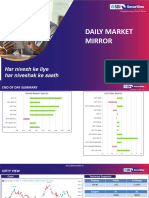 Sbi Securities Daily Market Mirror 31-10-2023