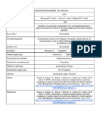 Ficha de Técnica de 16 PF