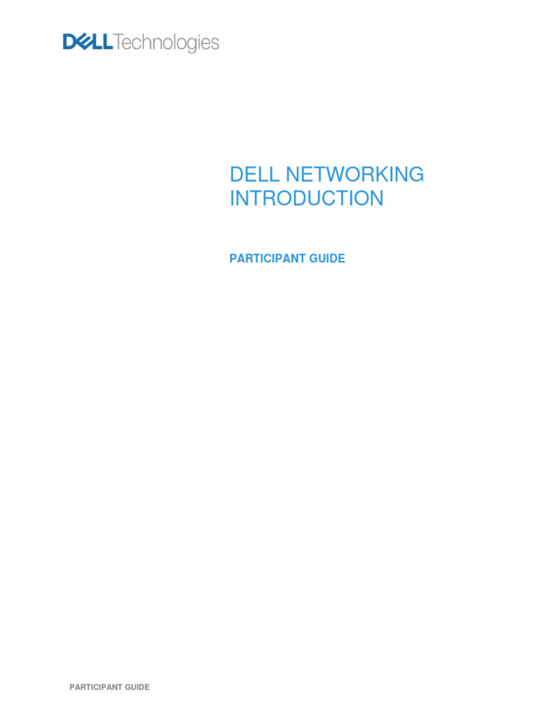 1 Dell+Networking+Introduction+-+Participant+Guide | PDF | Transmission ...