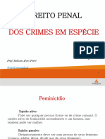 Aula 1.4 - Direito Penal - Dos Crimes em Espécie