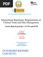 International Regulatory Requirements On Clinical Trails and Data Management