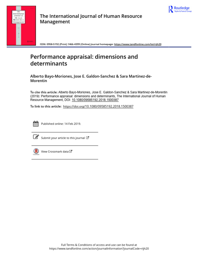 Dimensions of Performance Appraisal | PDF | Performance Appraisal ...