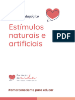 Ebook Estímulos Naturais e Artificiais.