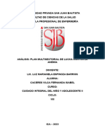 Análisis Plan Multisectorial de Lucha Contra La Anemia