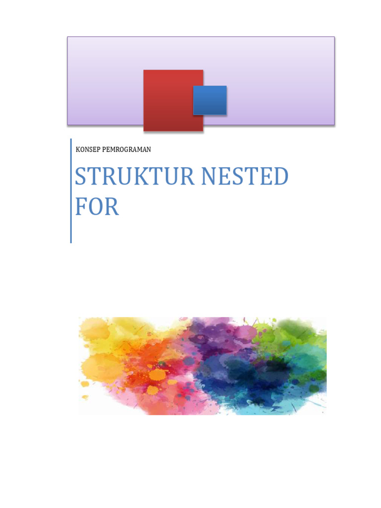 Struktur Nested For dalam Pemrograman | PDF | Komputer