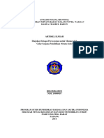 ANALISIS MASALAH SOSIAL Warisan