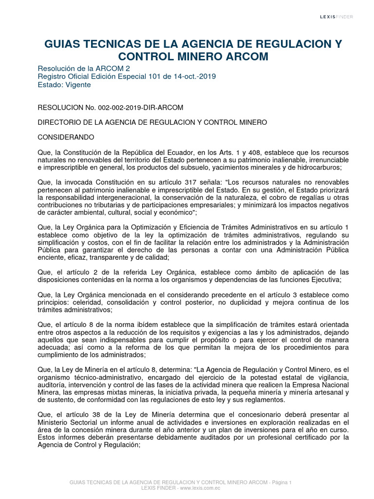 Guías Técnicas de La ARCOM Nro. 002 002 2019 DIR ARCOM 29 03 2019 | PDF ...