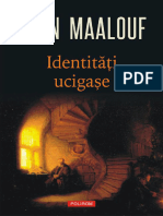 Amin Maalouf - Identități Ucigașe (Filosofie) .1998 PDF