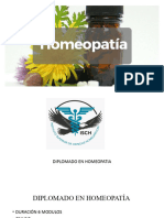 Presentación DIPLOMADO EN HOMEOPATIA