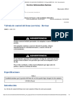 Valvula de Control de Freno Fugas