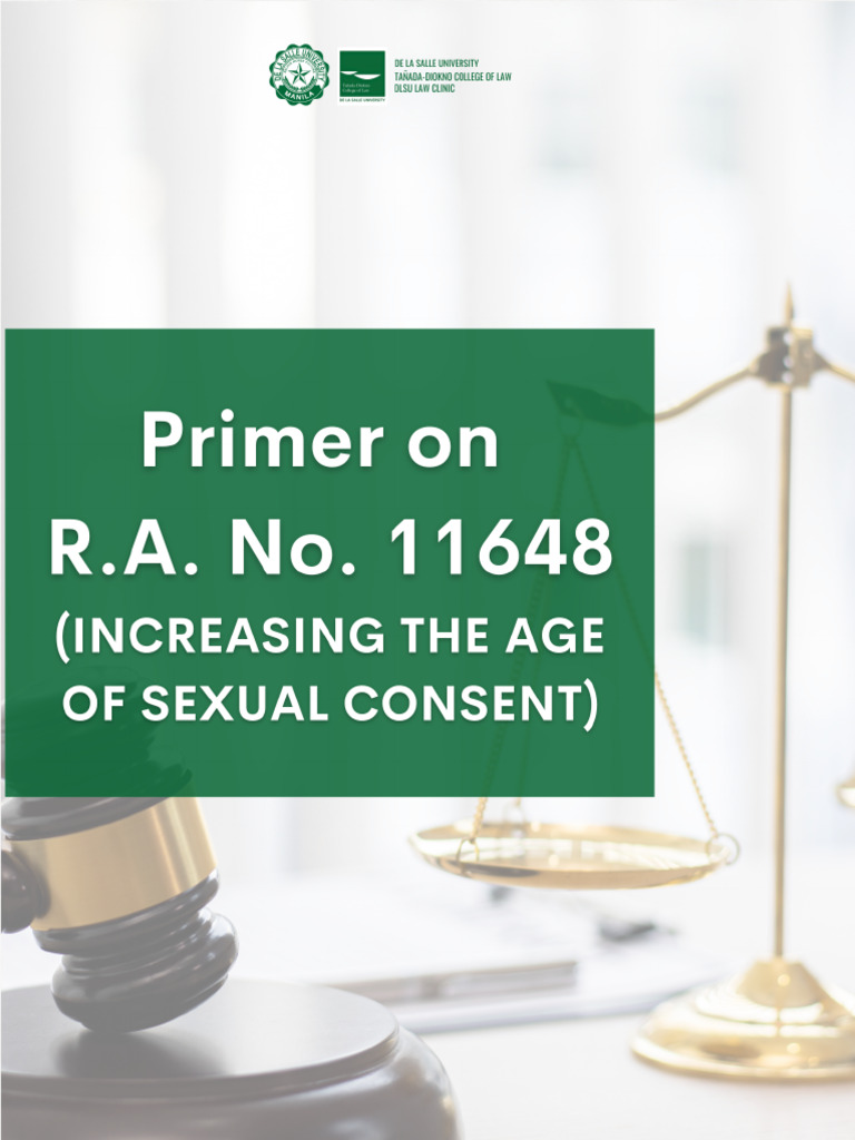 Increasing The Age of Sexual Consent | PDF | Obscenity | Rape