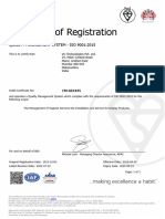 ISO Quality Management Certificate New
