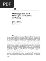 Metacognition - and - Strategies - Instruction - in - Writing 1