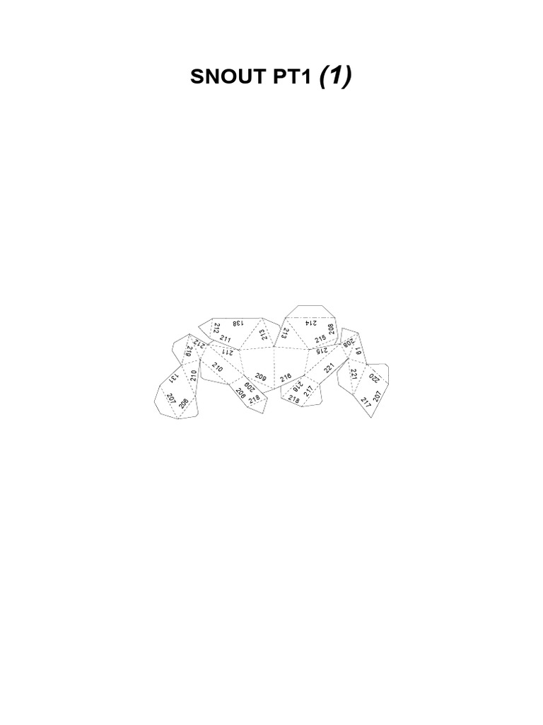 Detailed Anatomy of Snout and Ears | PDF