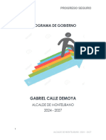 Partido Liberal Programa de Gobierno de Gabriel Calle