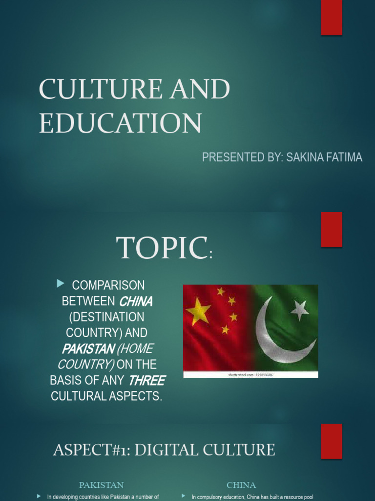 Education and Culture: China vs Pakistan | PDF | Schools | Educational ...