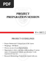 Project Preparation Session