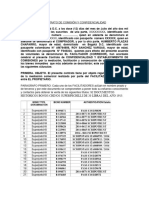 Contrato de Comisión y Confidencialidad 92 Bonos SP