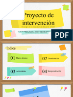 Proyecto de Intervención