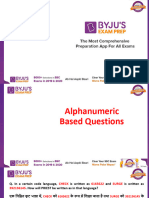 Alphanumeric Based Questions 1643869146733