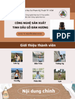 Group 4 - CNSX VÀ ỨNG DỤNG CỦA TINH DẦU ĐÀN HƯƠNG