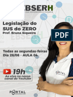 Legislação Do Sus Do Zero - Aula 04 - Bruna Siqueira