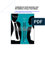 Financial Institutions Instruments and Markets 8th Edition Viney Test Bank