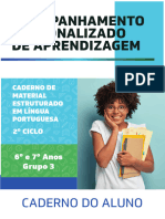 6º e 7º Ano. Grupo 3 e 4. Lingua Portuguesa (ALUNO)