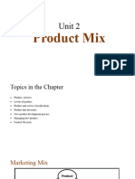 Unit 2 Product Mix