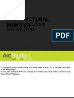 RA 9266 Architecture Code Q and A