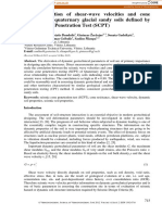 Correlation of Shear-Wave Velocities and Cone Resistance