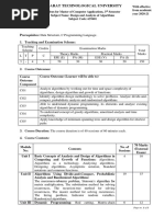 Gujarat Technological University: 1. Teaching and Examination Scheme