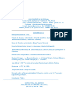 DOUMENTO 2 INTEGRACION DE LA RAMA EJEC Formas de Organiz Adtva Concentracion Desconcentrac Delegacion Descentraliz SEM 2023 2 Agosto 22