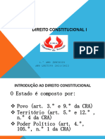 Direito Constitucioanal I 2019