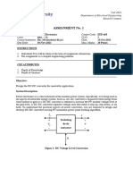 Assignment No. 1: Power Electronics Bee - 7A 3 - M R 15-Oct-2023 30-Nov-2023 Instructions