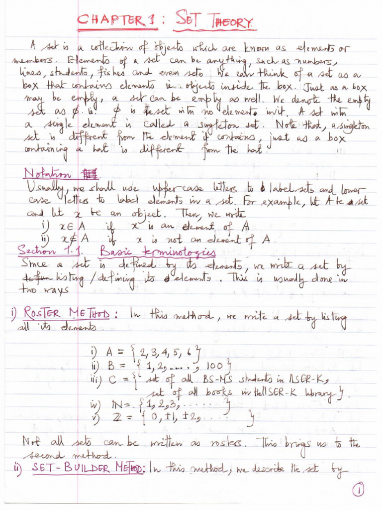 Set Theory | PDF