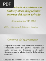 COMUNICACION 3602 - 2.0. A - BCRA