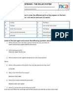 Ing - Eso1.na01.ing - Worksheet 05 - The Solar System - Listening