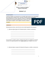 Semana 1 y 2: Módulo II Competencias Digitales Asignatura: Matemáticas